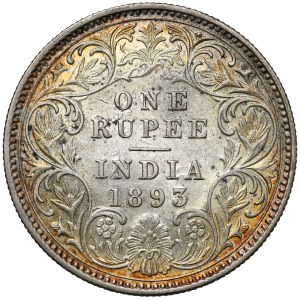 Britská India, Victoria, rupia 1893
