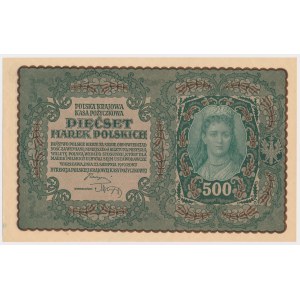 500 mkp 1919 - I Serja BV (Mił.28a)