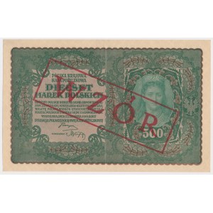 500 mkp 1919 - MODELL - II Reihe B