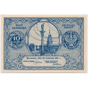 10 halierov 1924