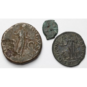 Římská říše a Řecko, sada mincí (3ks)