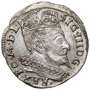 Zygmunt III Waza, Trojak Wilno 1595 - Prus