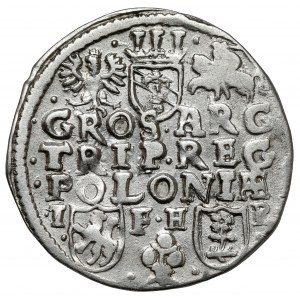 Zygmunt III Waza, Trojak Poznań 1596 - rzadka odmiana