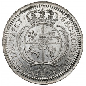 Augustus III Saský, Lipsko 1753 - Sz - ex. Potocki