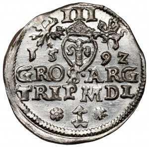 Zikmund III Vasa, Trojka Vilnius 1592 - SIGIS - KRÁSNÝ