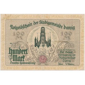 Gdaňsk, 100 marek 1922