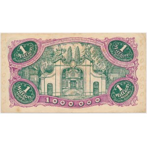 Gdaňsk, 1 milion marek 1923 - pětimístné číslování