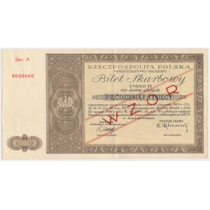 Erlöskarte MODELL Ausgabe II - 50.000 Zloty 1946