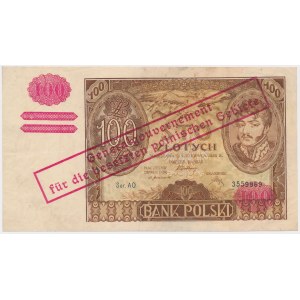 ORIGINAL Nachdruck GG für 100 Zloty 1932 +X+