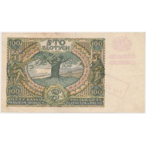 ORIGINAL Nachdruck GG für 100 Zloty 1932 +X+