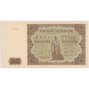 1 000 zlatých 1947 - malé písmená