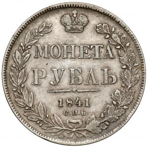 Russia, Nicholas I, Rouble 1841, Petersburg