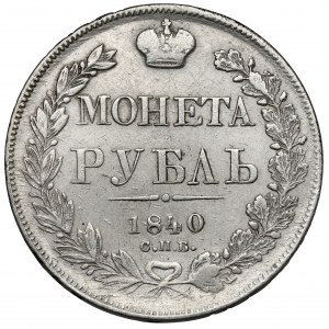 Russland, Nikolaus I., Rubel 1840, St. Petersburg