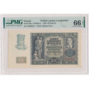 20 złotych 1940 - N