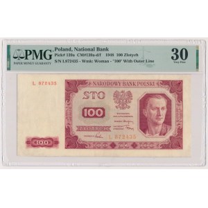 100 złotych 1948 - L