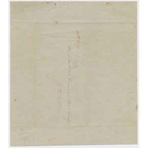 Vrchný poštový úrad, list 1829