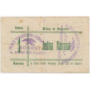 Nowy Sącz, Kino v Sokole, 1 koruna (1919)