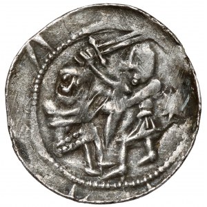 Ladislaus II. der Verbannte, Denar - Adler und Hase - Stern