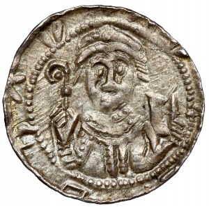 Ladislaus II. der Verbannte, Denarius - Fürst und Bischof - E unter dem Stern