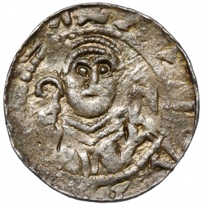 Władysław II Wygnaniec, Denar - Książę i Biskup - palisada