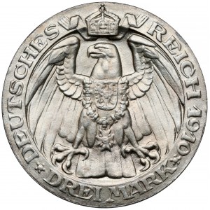 Prussia, 3 mark 1910-A