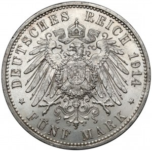 Preußen, 5 Mark 1914-A