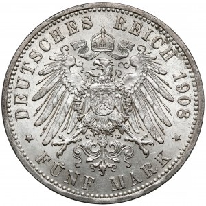 Preußen, 5 Mark 1908-A
