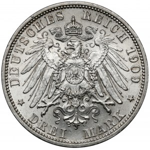 Preußen, 3 Mark 1909-A