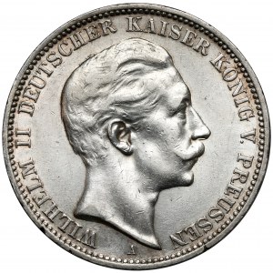 Prussia, 3 mark 1909-A