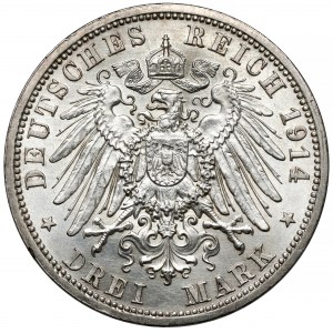 Prusko, 3 marky 1914-A