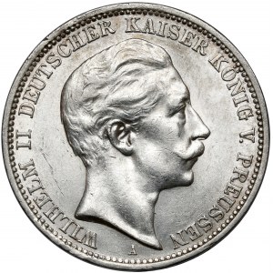 Prussia, 3 mark 1912-A