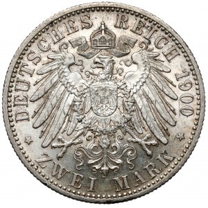 Prusko, 2 marky 1900-A