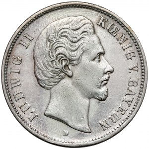Bavaria, 5 mark 1876-D