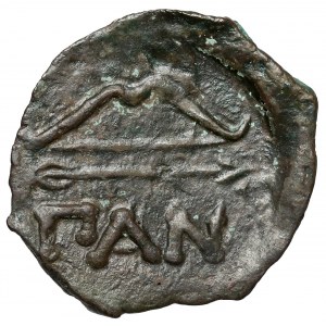 Řecko, Thrákie / Chersonés, Pantikapajon, AE15 (304/3-250 př. n. l.).