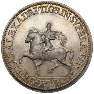 Francie, Jindřich III. z Valois, medaile - Imago Talis Alexandri Tigrin Svperantis - tisk 19./20. století KRÁSNÁ