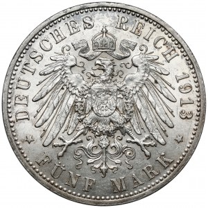 Prussia, 5 mark 1913-A