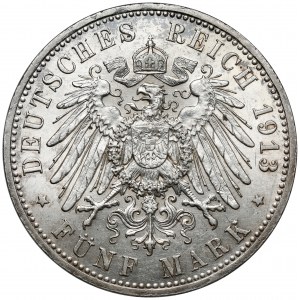 Preußen, 5 Mark 1913-A