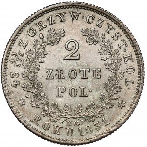 Novemberaufstand, 2 Zloty 1831 KG