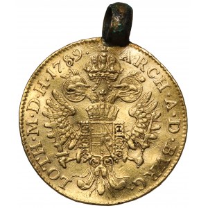 Rakúsko, Jozef II, Dukát 1789-B, Kremnica