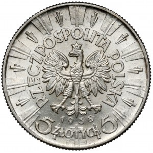 Piłsudski 5 złotych 1938