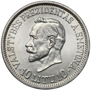 Lithuania, 10 litu 1938 - Smetona