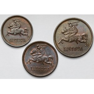 Litva, 1-5 centai 1936 - sada (2ks)