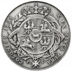 Kopie Silber, Poniatowski, Thaler Warschau 1766 FS - Waffenschmied