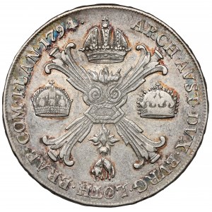 Rakúsko / Rakúske Holandsko, Francis II, Thaler 1794-B
