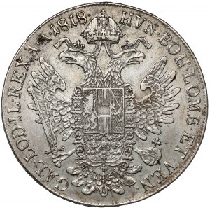 Rakousko, František I., Thaler 1818-V, Benátky