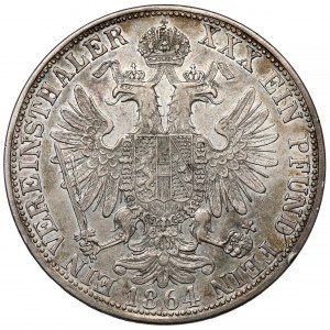 Austria, Franz Joseph I, Vereinsthaler 1864-A, Vienna