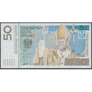 50 PLN 2006 Ján Pavol II - JP 0161007 - dátum zvolenia za pápeža v emisii