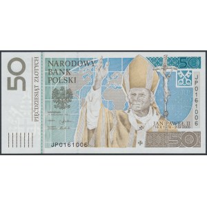 50 PLN 2006 Ján Pavol II - JP 0161006 - dátum zvolenia za pápeža v emisii