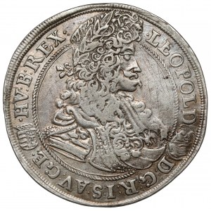 Uhersko, Leopold I., 1/2 tolaru 1699 KB