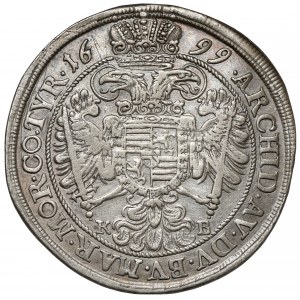 Ungarn, Leopold I., 1/2 Taler 1699 KB